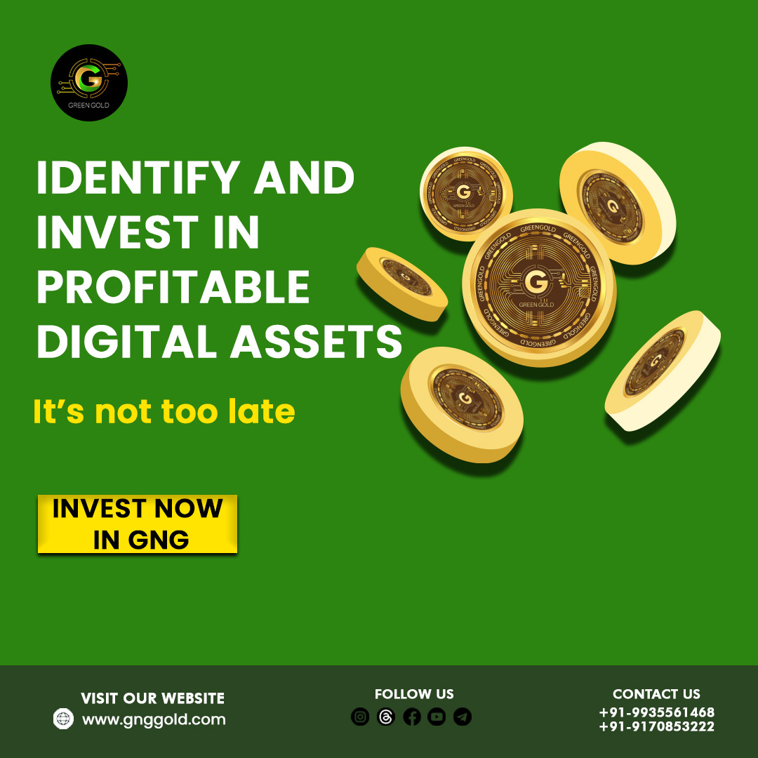 Identify and Invest in Profitable Digital Assets💚🌱💸💫, It's Not Too Late
.
Invest in GreenGold💸🌱💚💸
.
#greengoldinvesting #gnggoldstaking #indiacryptocurrency #cryptomarketindia 
.
Disclaimer: Nothing on this page is financial advice, please do your own research!