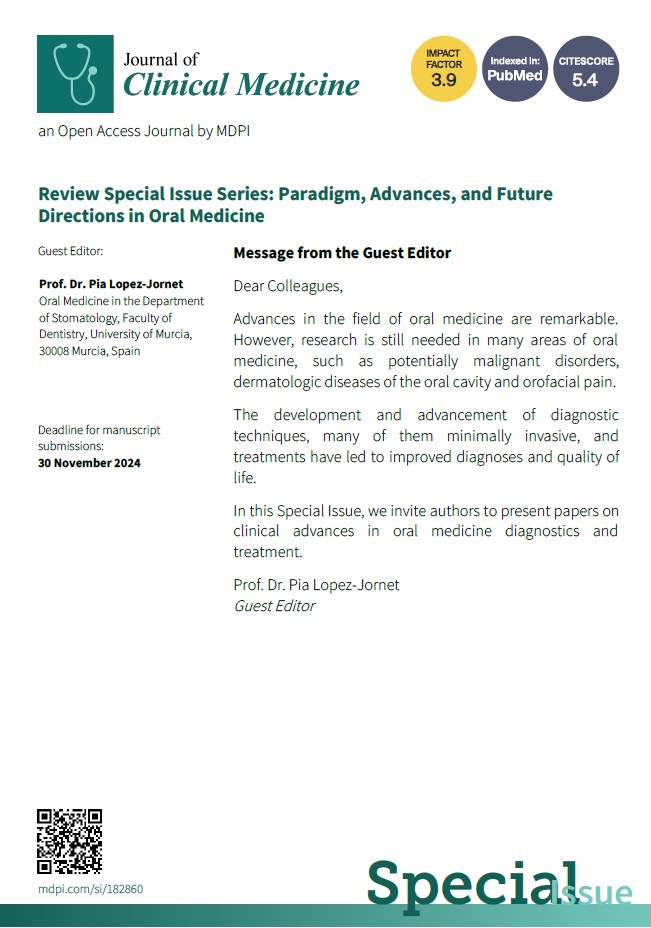 🌻 Don't miss this Review Special Issue Series about oral medicine led by Prof. Dr. Pia Lopez-Jornet. 📑 Title: 'Review Special Issue Series: Paradigm, Advances, and Future Directions in Oral Medicine' 📅 30 November 2024 🔗 t.ly/uvmQ8 @UMU @JCM_MDPI #oral #dental
