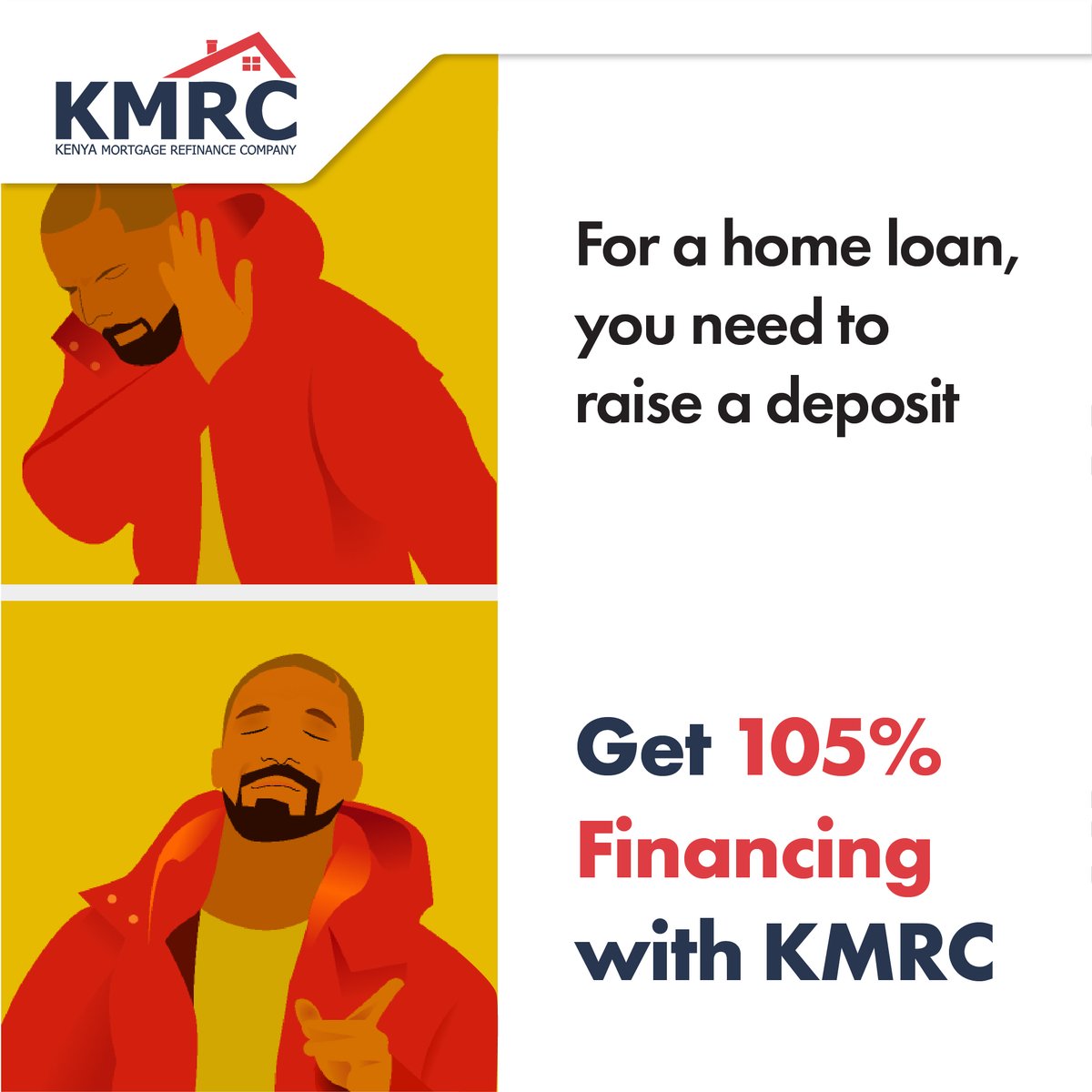 No deposit for your #homeloan? 
Haina waas! Get up to 105% financing for your #homeloan with @kmrc_co  and realize that dream today.....