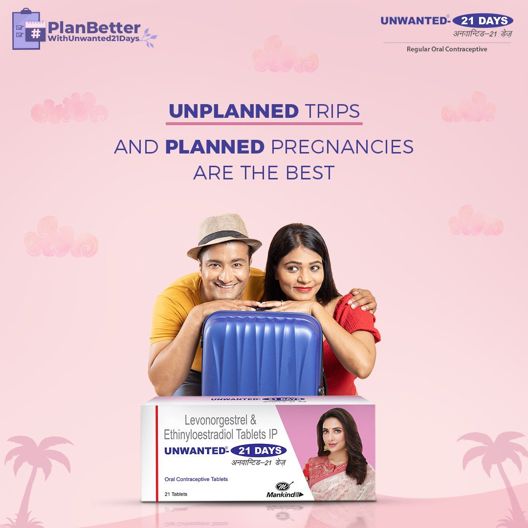 A planned family is a happy family.
#PlanBetterWithUnwanted21Days
.
.
.
.
#familyplanning #contraceptivetablets #BeConfident #PregnancyByChoice #parenting #Choice #equality #unwanted21days #Facts