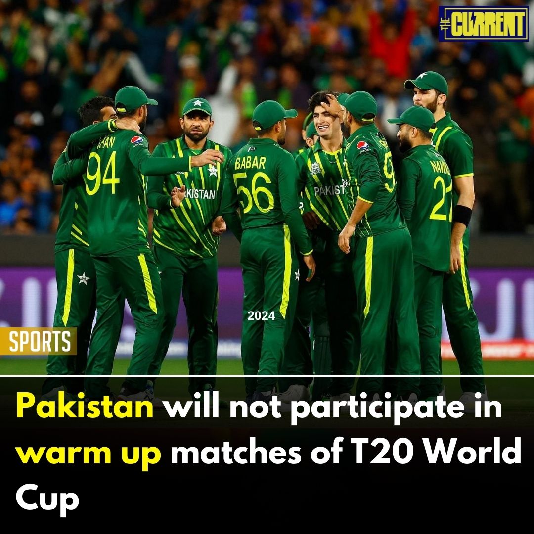 The schedule of International Cricket Council (ICC) T20 World Cup 2024 warm-up matches has been released, Pakistan will not participate in warm up matches due to the series against England.

Read More: thecurrent.pk/pakistan-will-…

#TheCurrent #Warmupmatches #PakvsEng