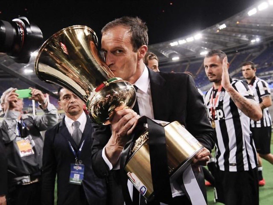 Fino ad oggi c’era un solo “ capitano” @delpieroale 
Da oggi ci sarà un solo “ allenatore”
#Allegri #Massimiliano 
#iostoconallegri 
#finoallafine #juventus #curvasud #coppaitaliafrecciarossa 
#bolognajuve #juvemonza 
 #IostoconAllegri
#AtalantaJuventus 
#FinaleCoppaItalia