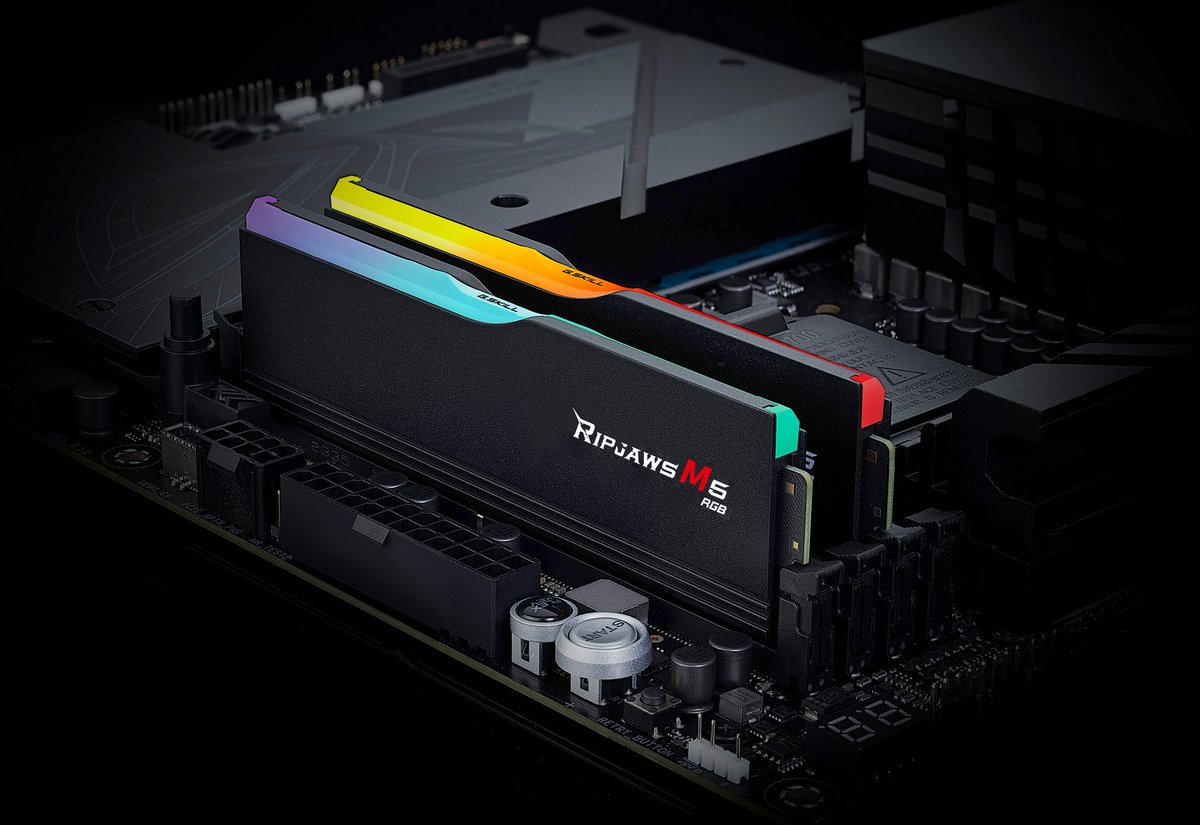 G.SKill 新製品 DDR5メモリ 近日発売 Trident Z5 ROYAL RGB Ripjaws M5 