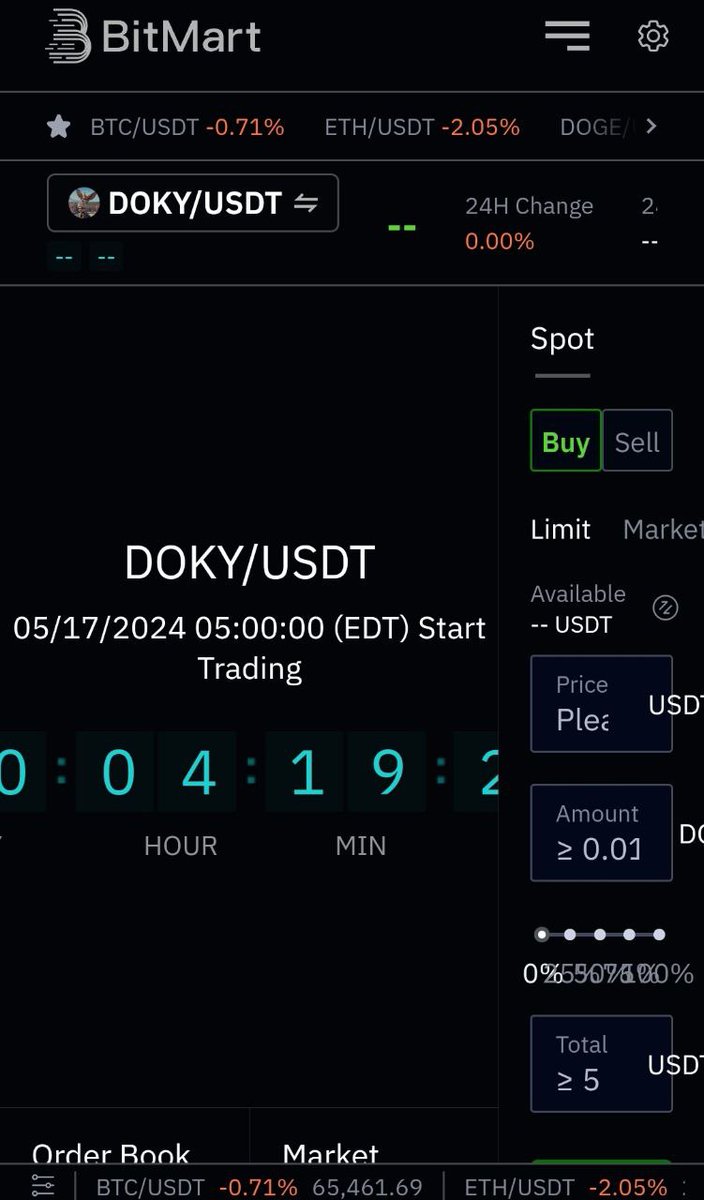 $DOKY Start trading on @BitMartExchange today ! 
Take your bag guys ! This one will make a lot of millionaire ! Only 4K holders and 3.64M Market Cap at this time !! 
DON'T MISS IT ! 🫏🔥💰

@DonkeyKingSol