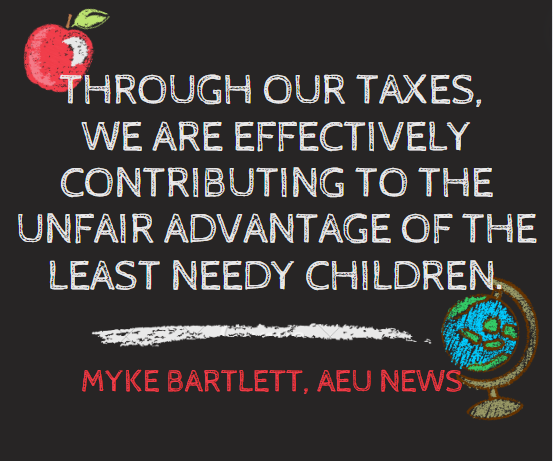 'When it comes to schools funding, arguments about whether private school parents are just 'ordinary Australians' completely misses the point.' - @mykebartlett news.aeuvic.asn.au/opinion/equity… #foreverychild #schoolsfunding #auspol #budget2024