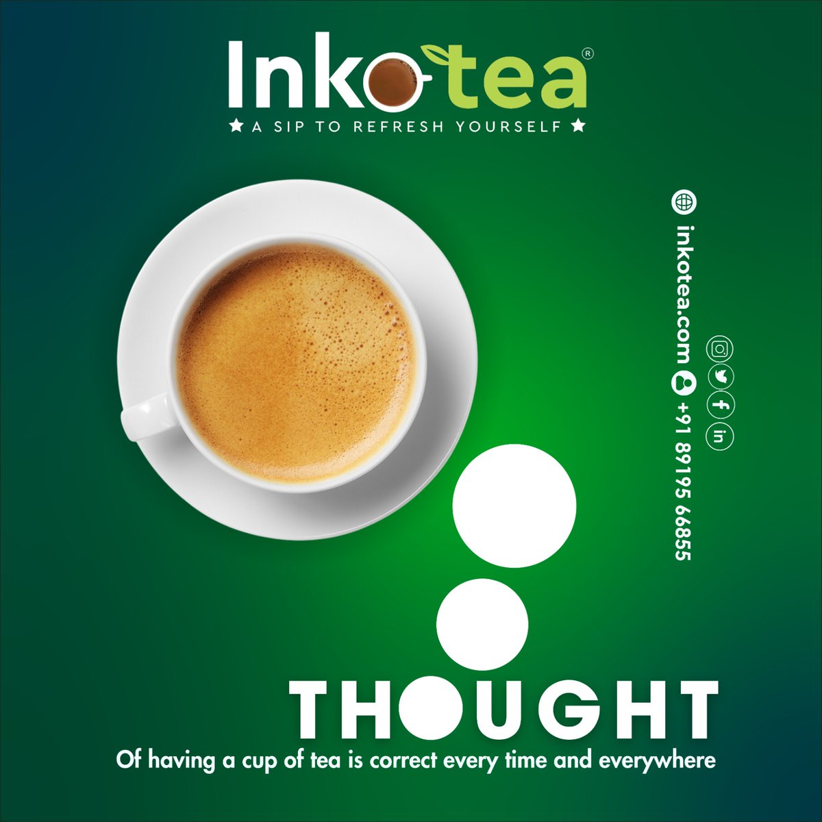 Discover the blissful world of Inkotea – A Sip to Refresh Yourself! 🍵✨
#Inkotea #blacktea #greentea #SavorTheSip #TeaFlavors #TeaExploration #TeaAdventures #TeaEnthusiast #TeaGoals #TeaConnoisseur #BrewingHappiness #TeaExperience #TeaMagic #SipAndSavor #TeaAffair #TeaCraze #Tea