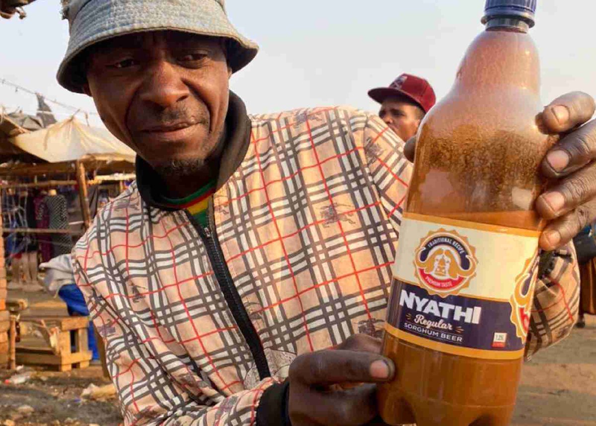 Innscor Africa's Nyathi has been a fan favourite among opaque beer drinkers. It sells for US$0.90 (you pay US$1 and get the beer and a lollipop). Which it's puzzling to see Delta's claim that Chibuku has 91% of the market cornered.