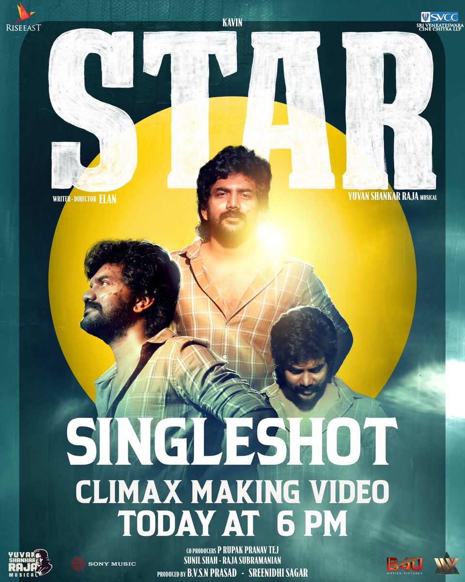 THE MAKING ✨dropping at 6PM today 🔗SMI.lnk.to/Star @Kavin_m_0431 @thisisysr @elann_t @aaditiofficial @PreityMukundan @riseeastcre @SVCCofficial @thisispriyamali #Star #STARMOVIE