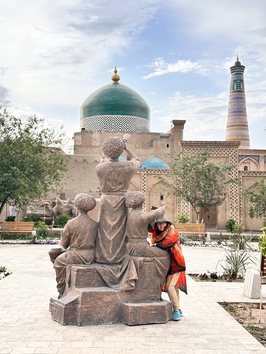 With scholars who shaped the world
my favourite photo from Khiva, Uzbekistan