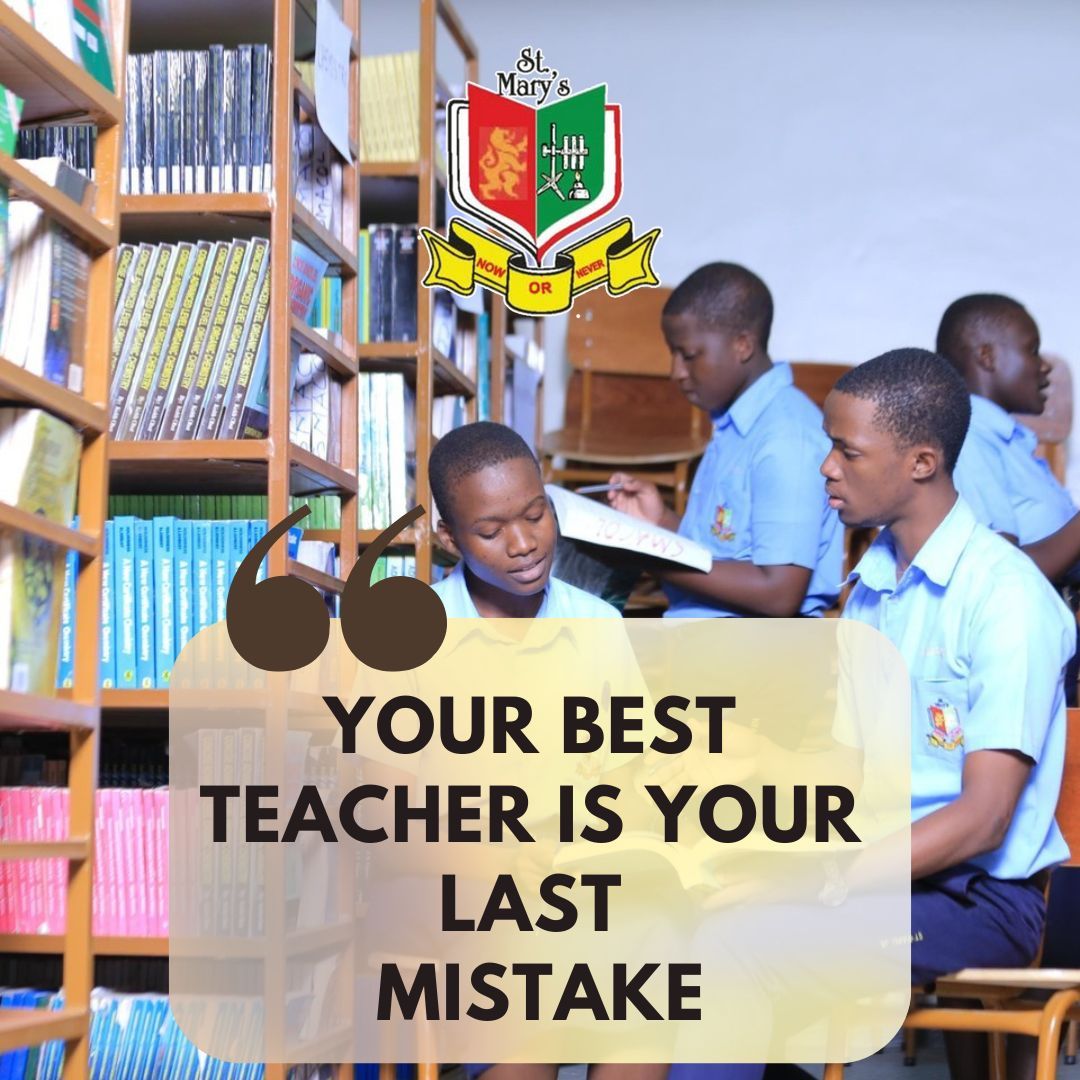 Always make sure to learn from it. 
Enroll students at St. Mary's College Lugazi . Call +256705601045 for more
#StMarysCollegeLugazi #GratefulForEducation #Educationalforall #Funactivities #EmpowerThroughTalent #DreamsComeTrue