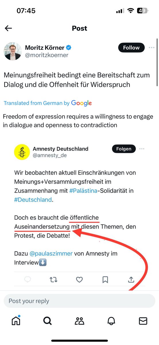 So mr. körner is sharing misinformation about UNRWA on behalf of the Israeli government. He also says dialogue is key to freedom of expression. So why did you not share the UN debunking the allegation? Can you point to any impartial body that confirmed the IDF allegations?