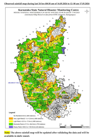 RAINFALL DATA FROM YESTERDAY FOR KARNATAKA

It was an excellent Day for Karnataka. Widespread rainfall recorded. 

#KarnatakaRains