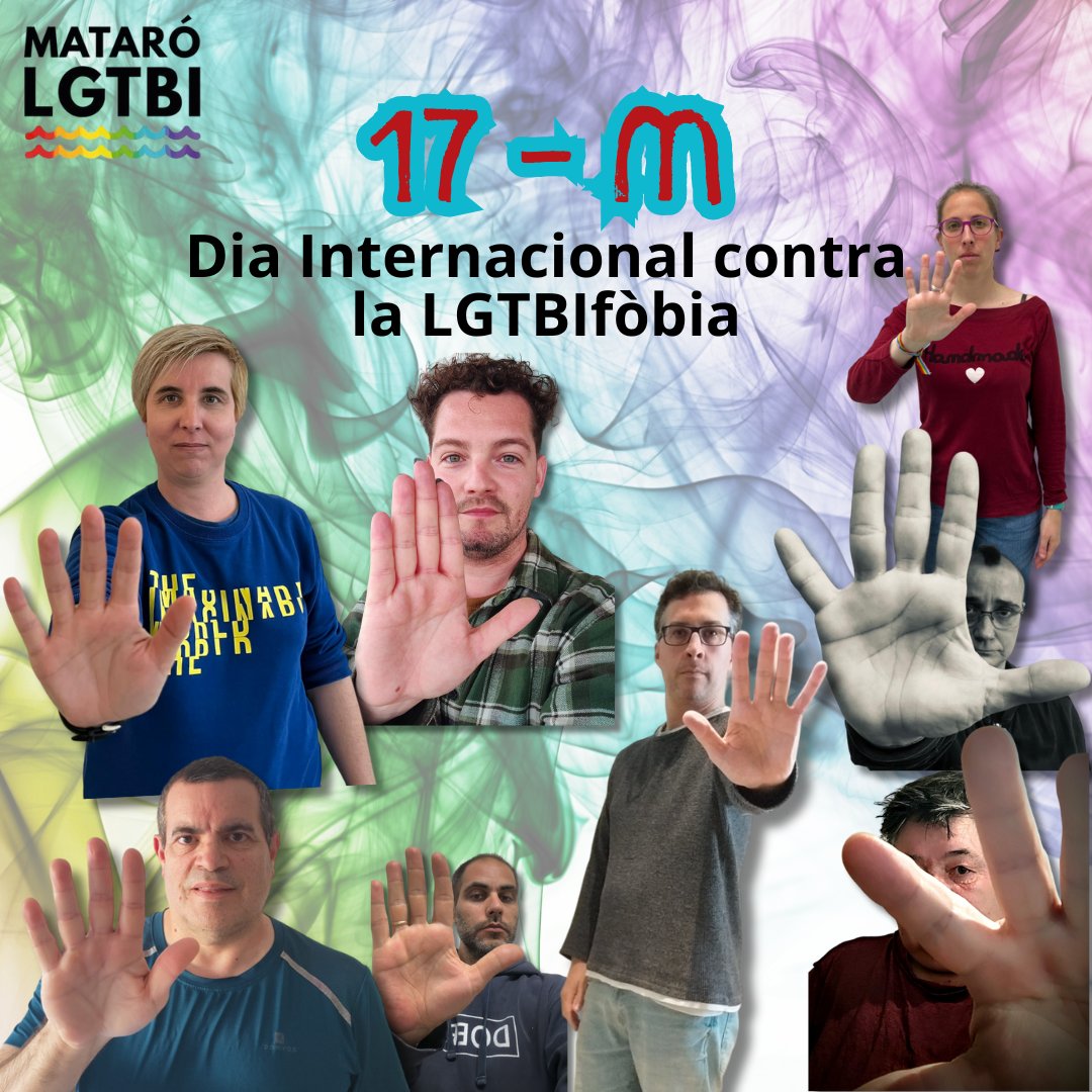 🧵 Avui és 1️⃣7️⃣ M, Dia Internacional contra la LGTBIfòbia. Commemorem que en un dia com avui de 1990, l’OMS va eliminar l’homosexualitat 🌈 de la llista de malalties  mentals.
Avui seguim exigint que a #Mataró ningú no sigui discriminat per raó d’orientació sexual i...