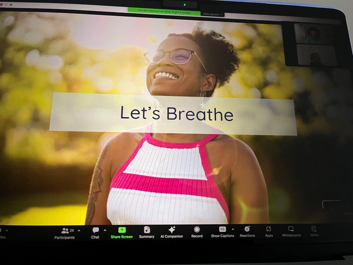 Last night we held our event Harness the power of your breath through #perimenopause #menopause and beyond with @yourfriendlybreathingcoach who took away our breath with an informative and engaging session. Thank you to co host @blkmenobeyond