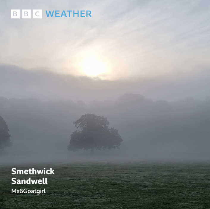 Good morning from Simon and Matt 👋 Quite a bit of mist/fog/cloud out there this morning but clearing away to bring most of us some warm sunny spells. bbc.co.uk/weather