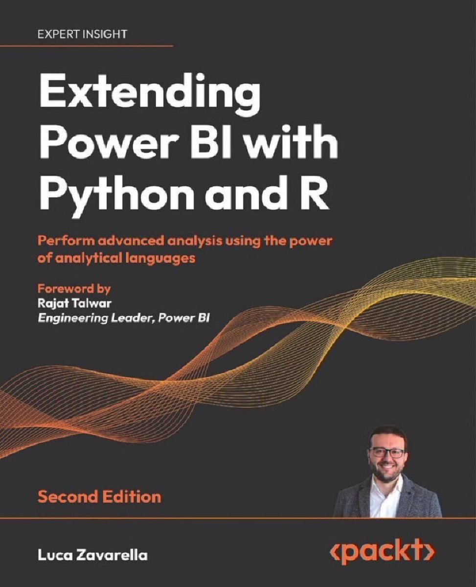 I now have this updated (2nd edition) 814-page book from @PacktPublishing >>

Extending #PowerBI with #Python and R — Advanced analysis using the power of analytical languages: amzn.to/49xRKOk

#DataScience #Analytics #BI #Rstats #CDO

(comes with link to free PDF eBook)