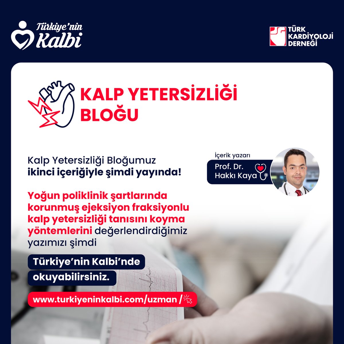 Yeni içeriğimizde yoğun poliklinik şartlarında korunmuş ejeksiyon fraksiyonlu kalp yetersizliğini ve tanı koyma yöntemlerinin nasıl olabileceğini değerlendiriyoruz. Yeni yazımıza hemen Türkiye’nin Kalbi web sitemizden, uzman girişiyle ulaşabilirsiniz.
turkiyeninkalbi.com/uzman/blog/yog…