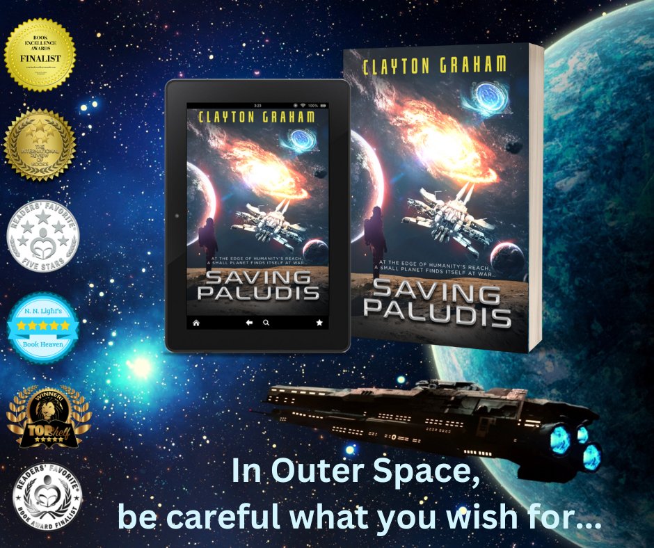 PHENOMENAL SPACE OPERA TO TAKE YOU TO THE EDGE OF SPACE AND TIME
AMAZON AND OTHER GOOD STORES eBook or Print
amazon.com/dp/B07CZBTKZX
books2read.com/u/b62YdJ

#mybookagents #ian1 #SFRTG #SciFi #scifibookclub #scifibooks #bookworm #mustread #SFF #bookbangs #ebook #kindle