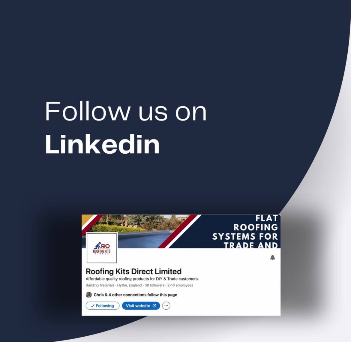 Why not give us a follow on #linkedin