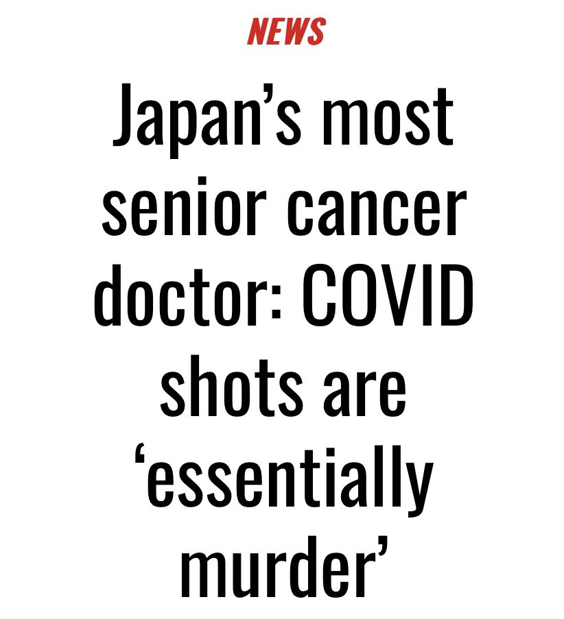 Dr. Masanori Fukushima has called on the World Health Organization to lead an investigation of the harmful outcomes of the COVID shots.

lifesitenews.com/news/japans-mo…