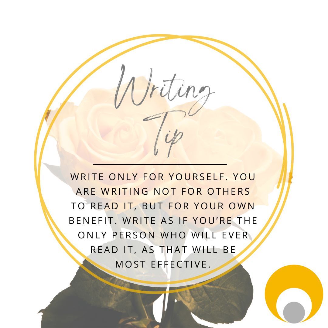 Unlike other types of writing, writing for wellbeing can be fully focused on you. The purpose of it is to use words to express your innermost thoughts and emotions, giving you clarity without feeling judged during the process.
