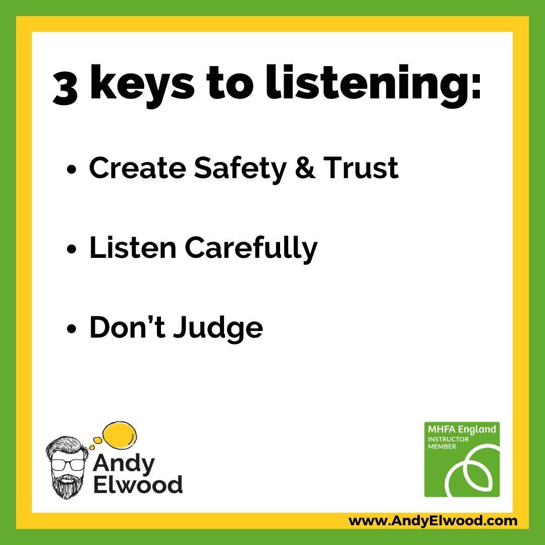 It can be difficult supporting someone but it makes a BIG difference!
The simple stuff works…

#MHAW2024