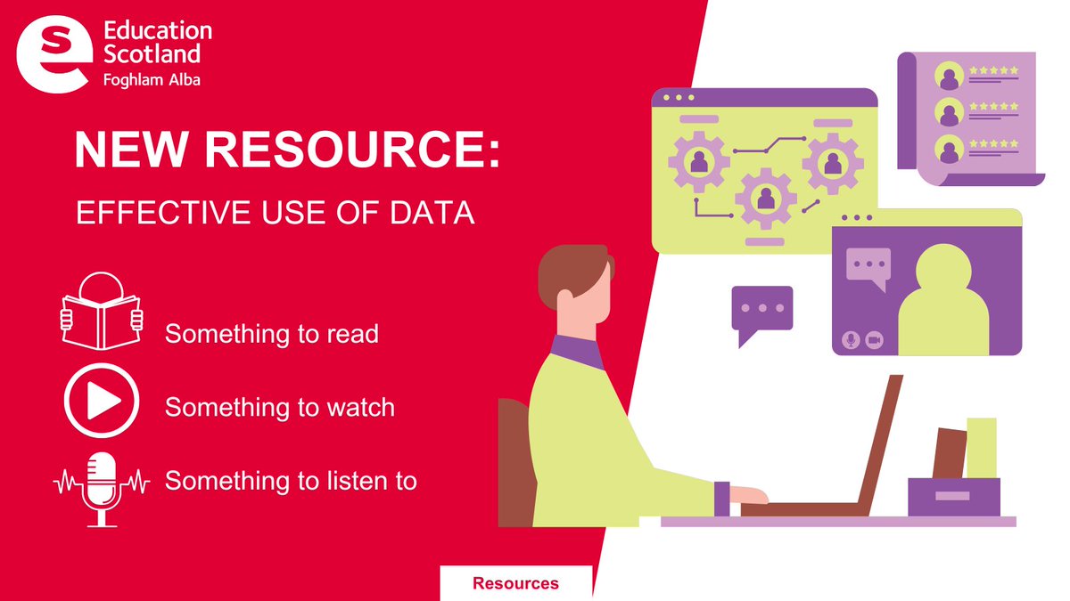 🌟 We've published a new resource about effective use of data linked to the #ScottishAttainmentChallenge. Here, you can find something to ‘read’, ‘watch’ and ‘listen to’, which hosts text, videos and podcasts that can help with your practice. 👉 ow.ly/XfUg50RGN5Q