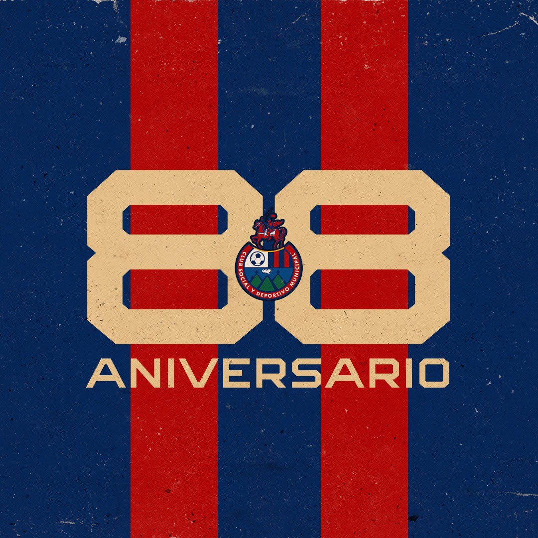 #88Años de valor, grandeza y pasión.
👊🏼😈 ¡Feliz aniversario, #RojoDeMiVida!
#SomosMunicipal, el equipo del pueblo. ❤️💙