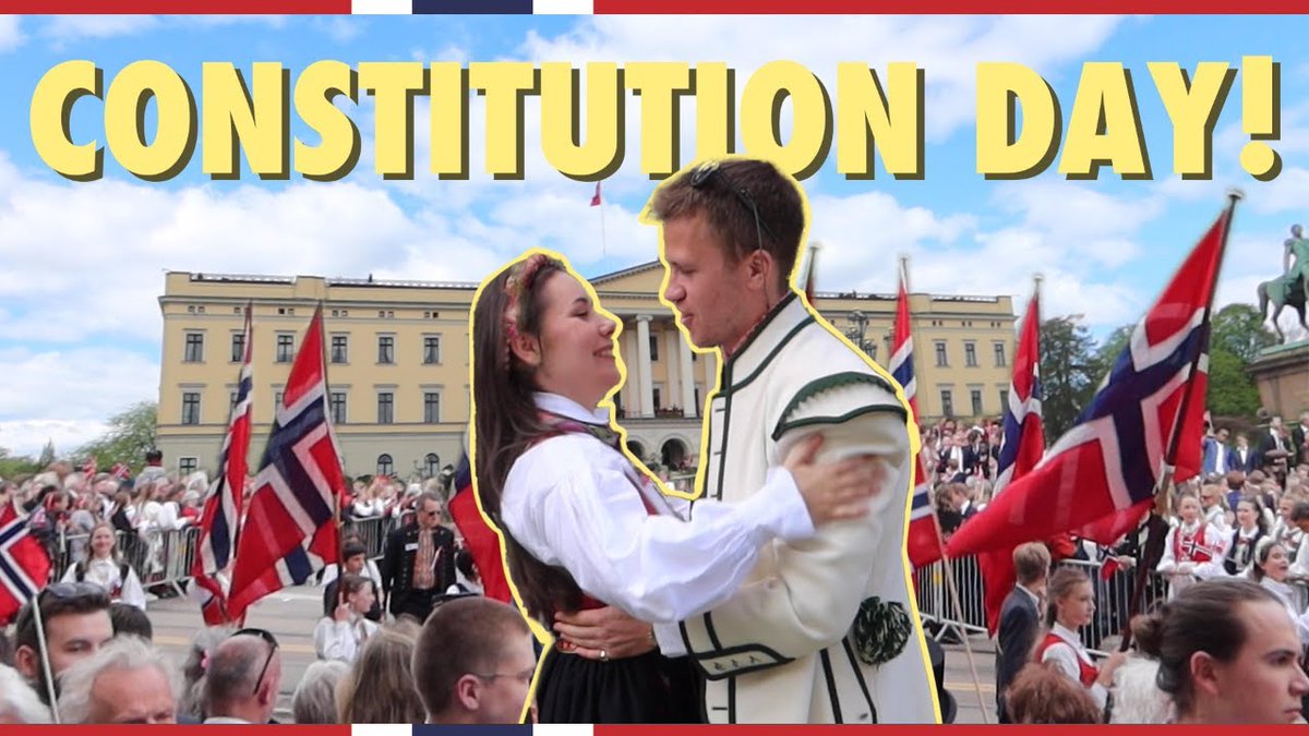 🇳🇴 Norway's biggest day is of course its National Day, also known as Constitution Day. It is celebrated on 17 May. And this is quite a party!... Watch the 17 May episode with Dag and Katarina on our YT channel 👇youtu.be/szg8j14beZE #norway #17May