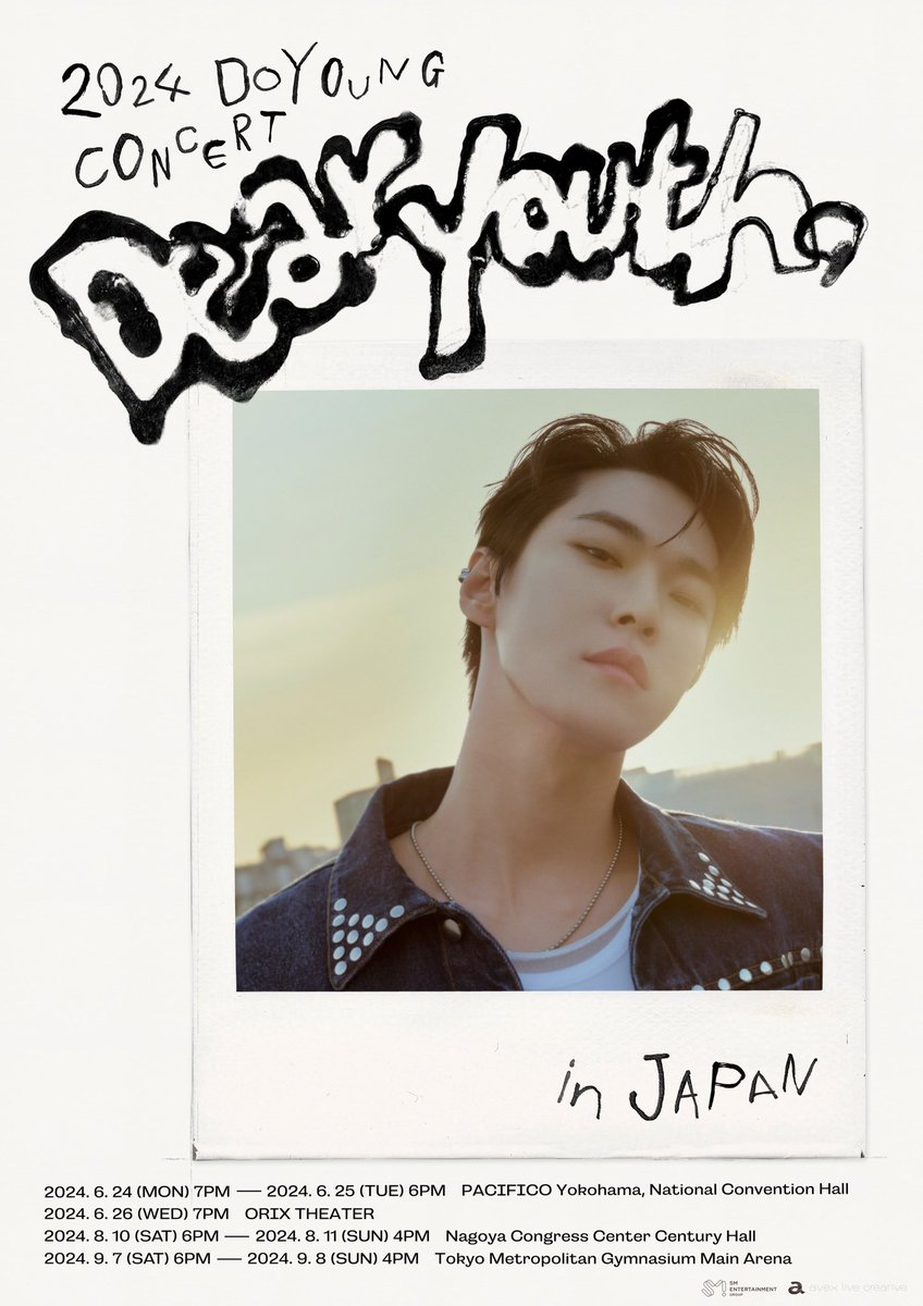 『2024 DOYOUNG CONCERT [ Dear Youth, ] in JAPAN』追加公演決定📣ファンクラブチケット先行が5/17(金)15:00よりスタート💚 ✅nct-jp.net/news/detail.ph… #DOYOUNG #도영 #Dear_Youth #DOYOUNG_Dear_Youth #NCT #NCT127