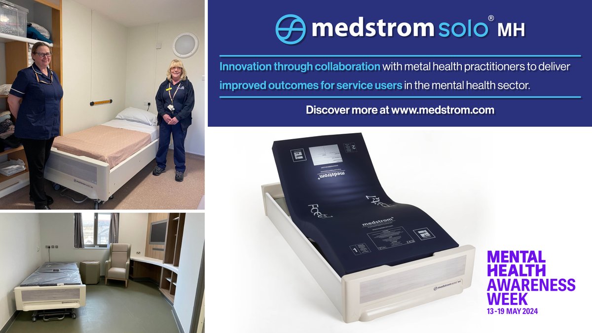 In aid of #MentalHealthAwarenessWeek, Medstrom is proud to be making a difference with the launch of an innovative electric profiling bed, the SoloMH 🛏️ A bed that responds to the physical and #mentalhealth needs of today's population 🙌 Discover more👉 bit.ly/4ahPBXG