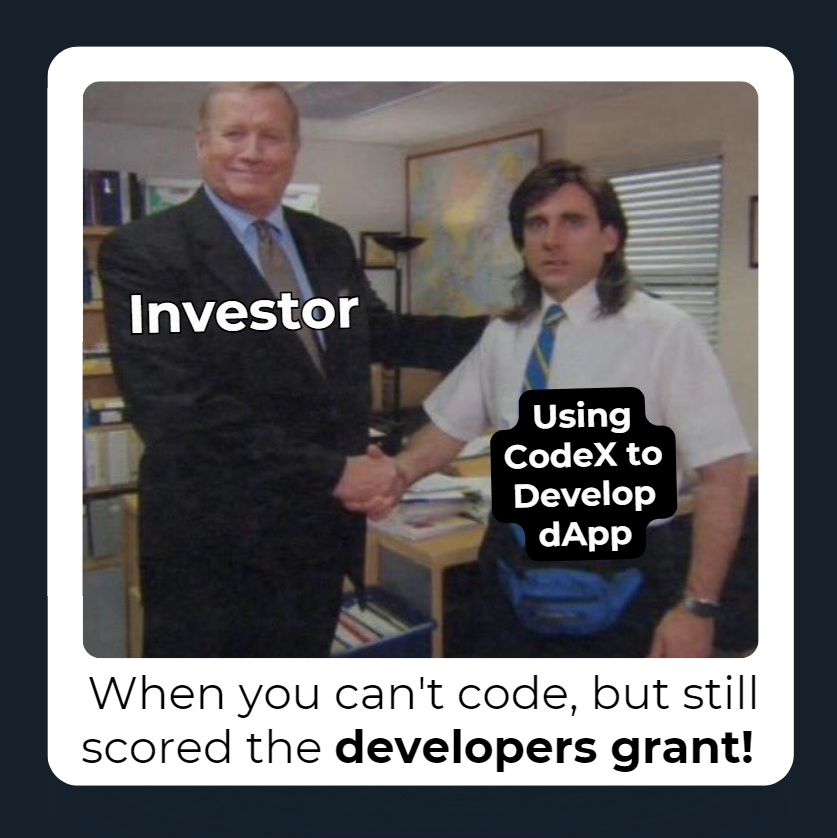 DON'T USE THIS HACK❗️
DON'T USE THIS HACK❗️
DON'T USE THIS HACK❗️
DON'T USE THIS HACK❗️

Skip <a href="/codexchain/">CodeXchain</a> if you don't want to deploy Web3 dapps with a few clicks, no coding skills, and apply for a developer grant. 

Who needs easy and rewarding anyway?