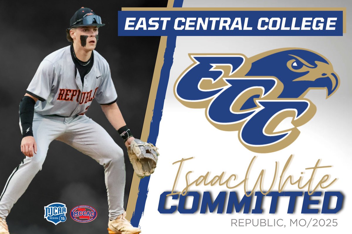 Extremely Blessed to announce my commitment to East Central College to further my academic and baseball career. I want to thank god, all coaches, trainers, and mentors that have been with me throughout my journey as a player. #ThePack @ECCFalconBSB @jm_kelly4