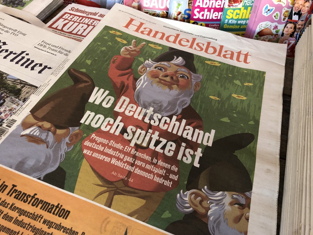 In welchen #Branchen ist Deutschland noch spitze? Können wir im internationalen Wettbewerb noch mithalten oder sind wir schon zurückgefallen? Unsere Auswertungen heute im <a href="/Handelsblatt/">Handelsblatt</a>.
#Wirtschaft #Industrie #Export <a href="/chrisric71/">Christian Rickens</a>