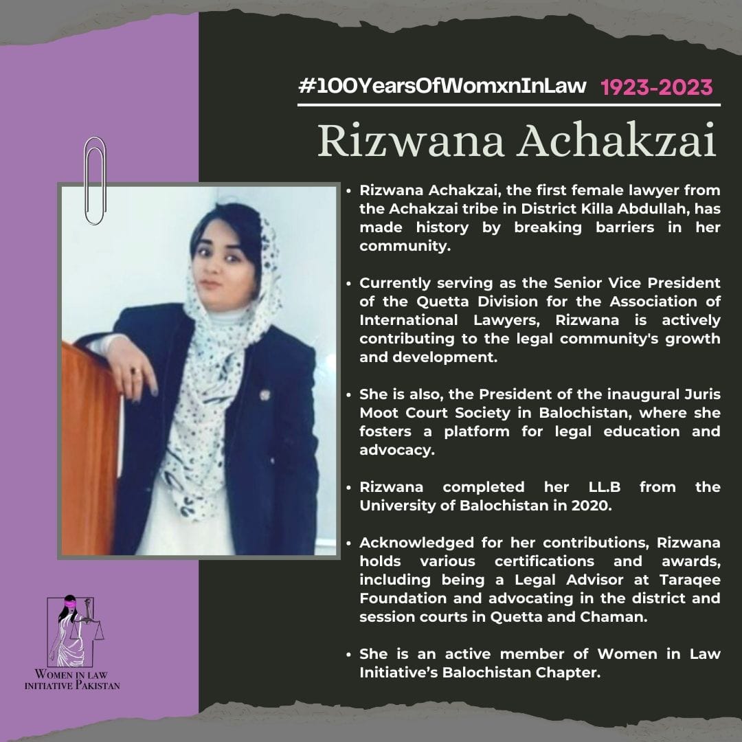 It was an honour for me to be part of 100 years of women in law photoexhibition. Where as a young lawyers from balochistan on my achievement basis got my photo exahibited in al hamra art gellry lahore . Thanks you #womeninlaw.