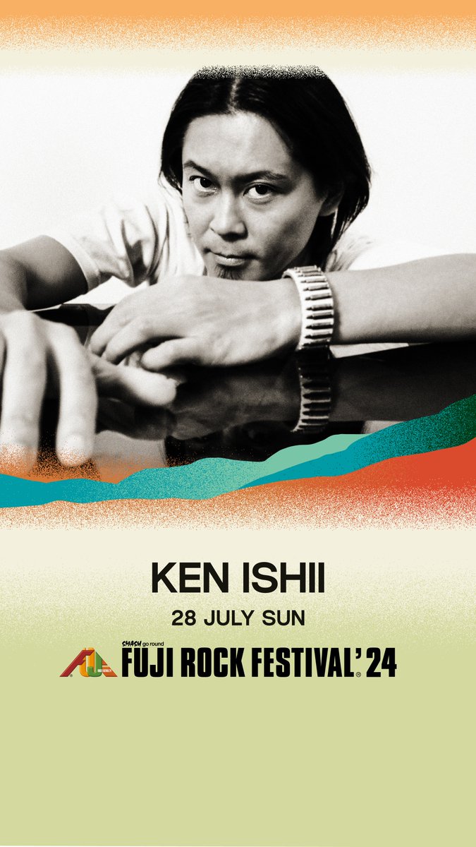 今年は @fujirock_jp に出演！出番は7月28日日曜日。 Playing at Fuji Rock Festival this year! Pencil Sunday 28 July. fujirockfestival.com