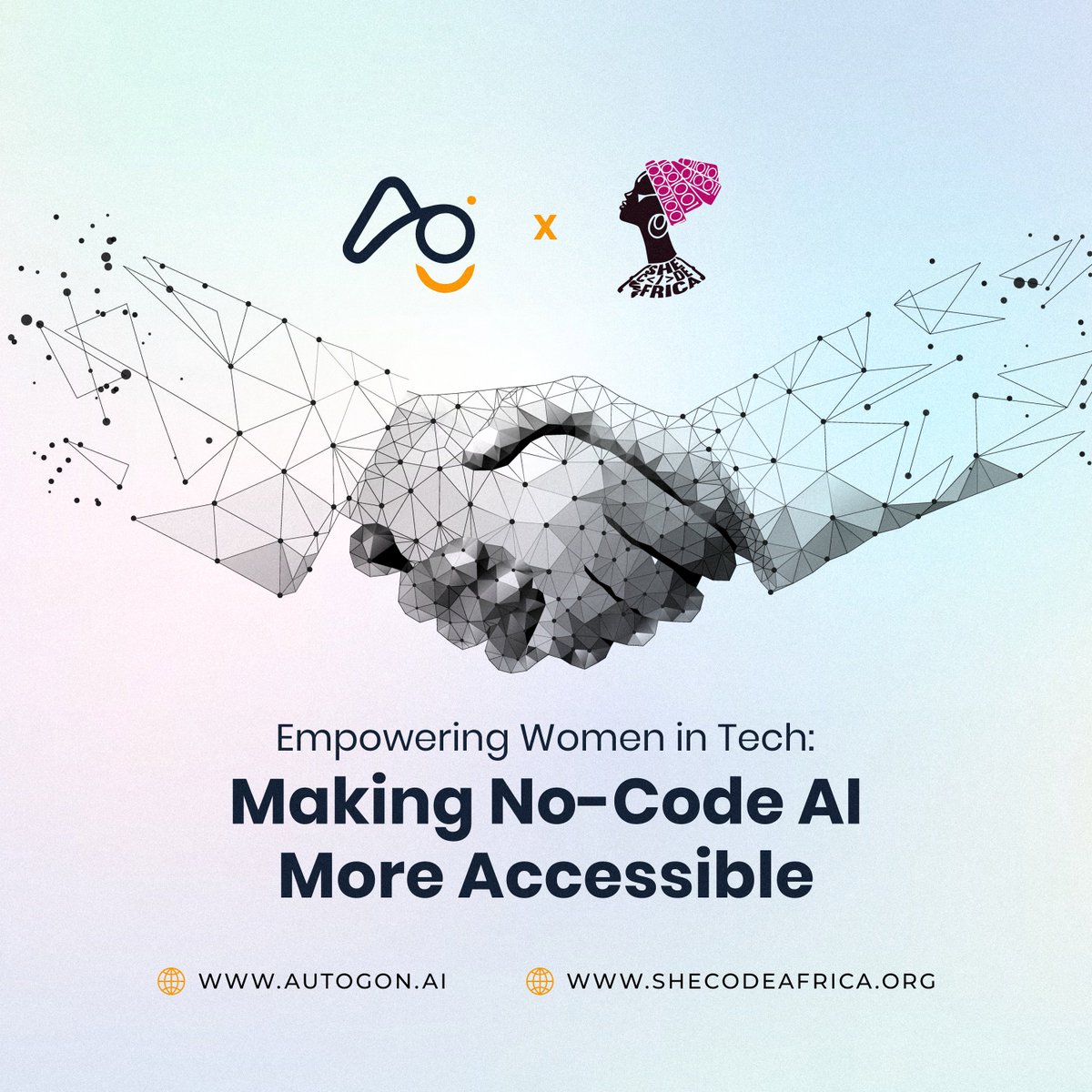 We're thrilled to announce a partnership between @Autogon_AI and @SheCodeAfrica! 🎉.
 
Together, we're on a mission to democratize AI tools and empower women in tech by making our platform more accessible than ever before.