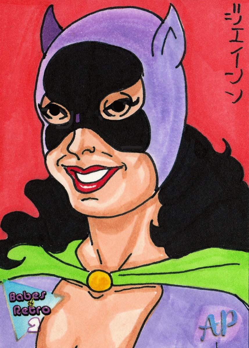 Catwoman Artist Proof for Artist Assemble Productions Babes of Retro Series 2 and #superfriday