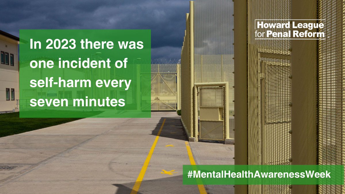 There is undoubtedly systemic failure in providing mental health support in the system. But how did we get to this position and why is progress towards securing good mental health in prison so glacial? Read our #MHAW blogpost: howardleague.org/blog/mental-he… #MentalHealthAwarenessWeek