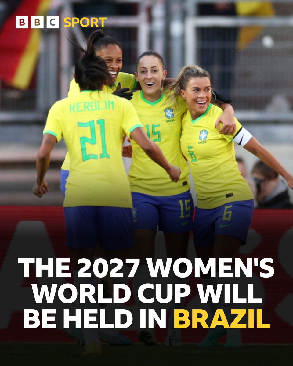 The Women's World Cup will be hosted in South America for the first time 🇧🇷 #BBCFootball