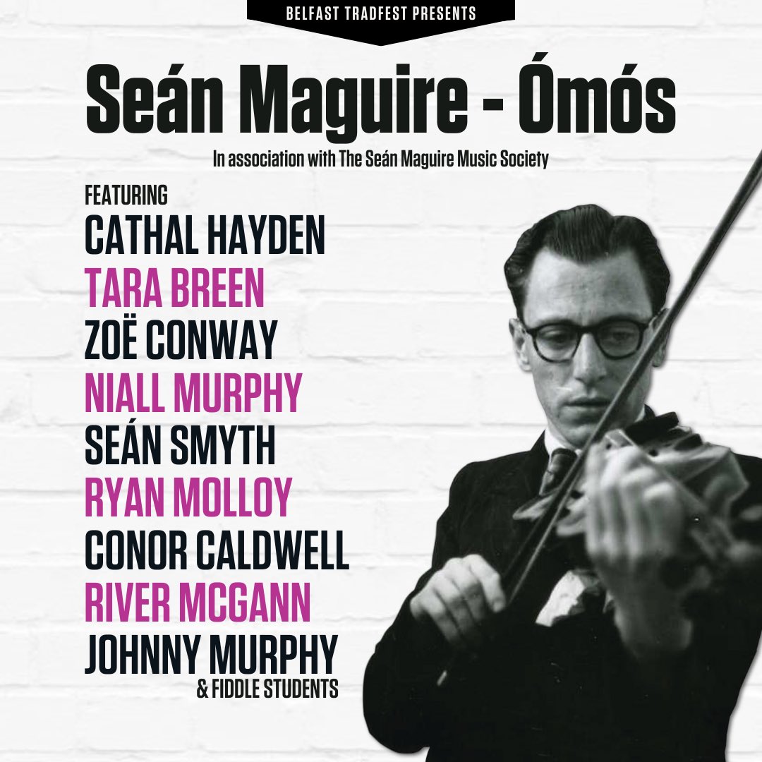 Belfast TradFest (@belfasttradf) on Twitter photo 💫MORE CONCERTS RELEASED💫
Moya Brennan, Zoë Conway, Jiggy, Pádraig Rynne, Tara Breen & Jim Murray, Sean Maguire - Ómós, Na Máistrí, Seamie O’Dowd, Flutopia, Ceol na nGael, With Pipe & Drum & lots more..
<a href="/ArtsCouncilNI/">Arts Council of Northern Ireland</a> <a href="/ourbelfastmusic/">Belfast City of Music</a> <a href="/TheMACBelfast/">The MAC</a>
belfasttraditionalmusic.com/concerts-july 💫MORE CONCERTS RELEASED💫
Moya Brennan, Zoë Conway, Jiggy, Pádraig Rynne, Tara Breen & Jim Murray, Sean Maguire - Ómós, Na Máistrí, Seamie O’Dowd, Flutopia, Ceol na nGael, With Pipe & Drum & lots more..
<a href="/ArtsCouncilNI/">Arts Council of Northern Ireland</a> <a href="/ourbelfastmusic/">Belfast City of Music</a> <a href="/TheMACBelfast/">The MAC</a>
belfasttraditionalmusic.com/concerts-july