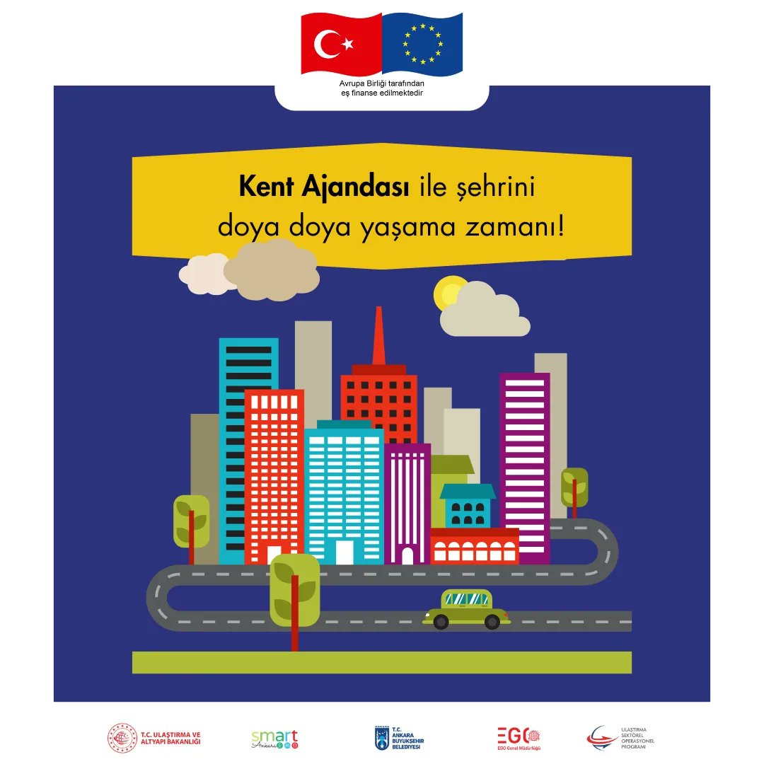 Türkiye’de Sürdürülebilir Kentsel Ulaşım Planı (SKUp) uygulayan 12 ilde ilk aşaması gerçekleştirilecek olan Kent Ajandası projesi tüm kentlileri sürdürülebilir ulaşım yöntemlerini daha fazla kullanmaya teşvik ediyor!

“KENT AJANDASI” BAŞLIYOR!

+