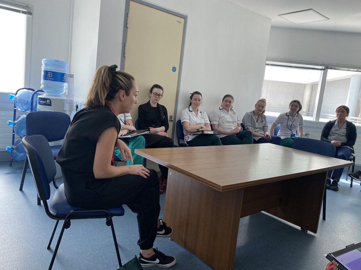 Thank you so much to @Whitelisa123 for providing a very informative in-service to NGH OT Dept on ‘End of Life Care’. Great to hear about initiatives that NGH are currently involved in, and the dedication to our patients and families in their end of life journey. @DMHospitalGroup