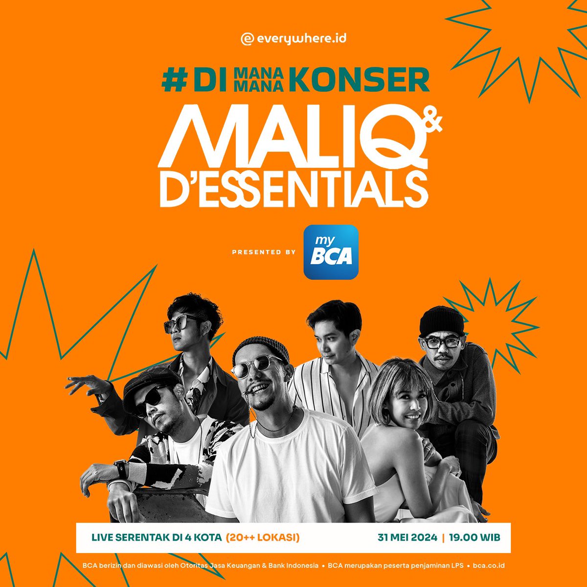 Ini kan yang kamu tunggu-tunggu?

Bakal ada #DIMANAMANAKONSER bersama <a href="/maliqmusic/">MALIQ & D'ESSENTIALS</a> akhir bulan ini!

Siap-siap nyanyi bareng secara eksklusif, real-time, dan serentak di 4 kota pilihan.

Catat tanggal dan waktunya, stay tune!

#VirtualConcert #MADeverywhere #InfoKonser #Maliq