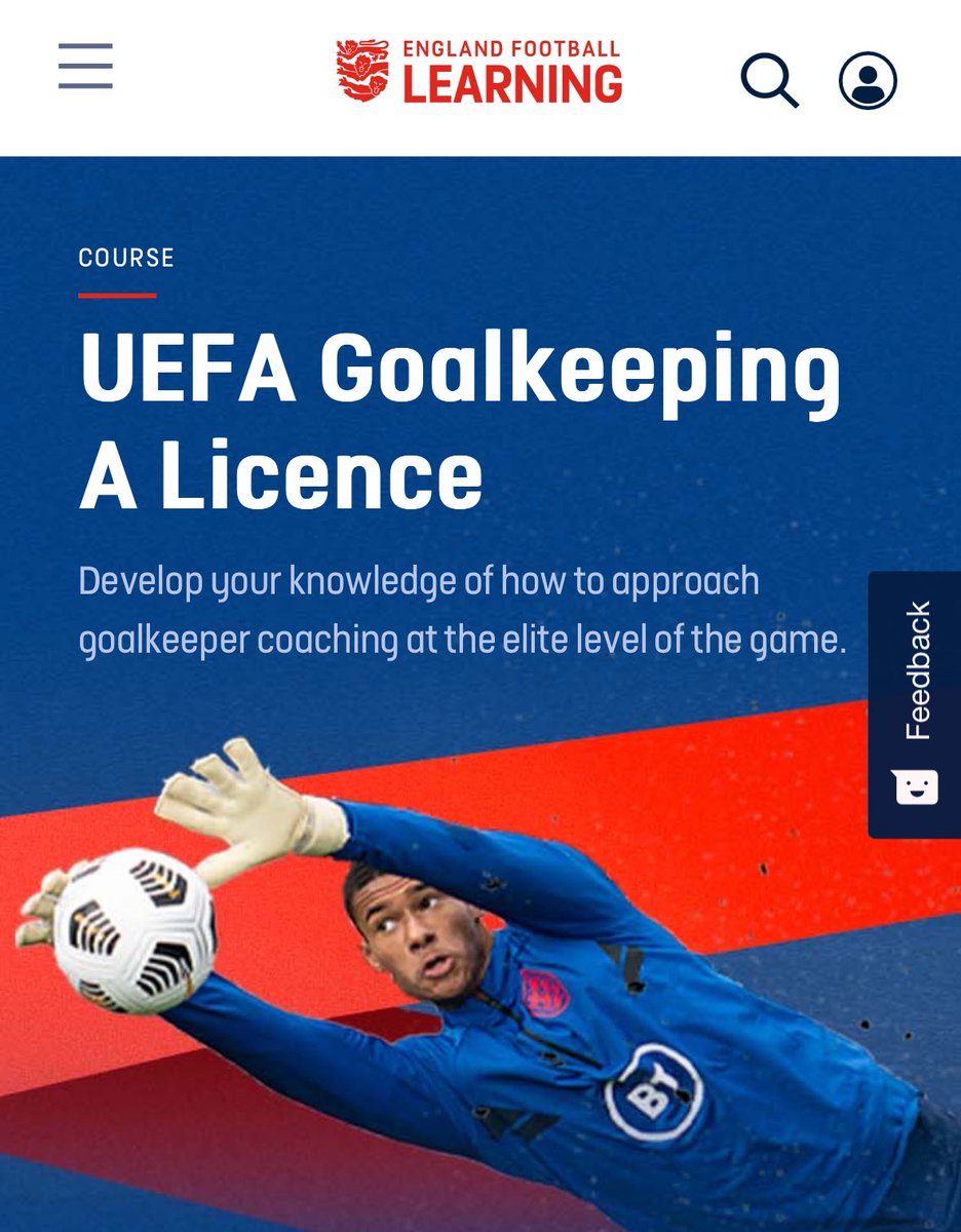 The UEFA A Goalkeeping Diploma applications are now open for the 2024/25 season, please apply following the link - apply.thefa.com/course/234