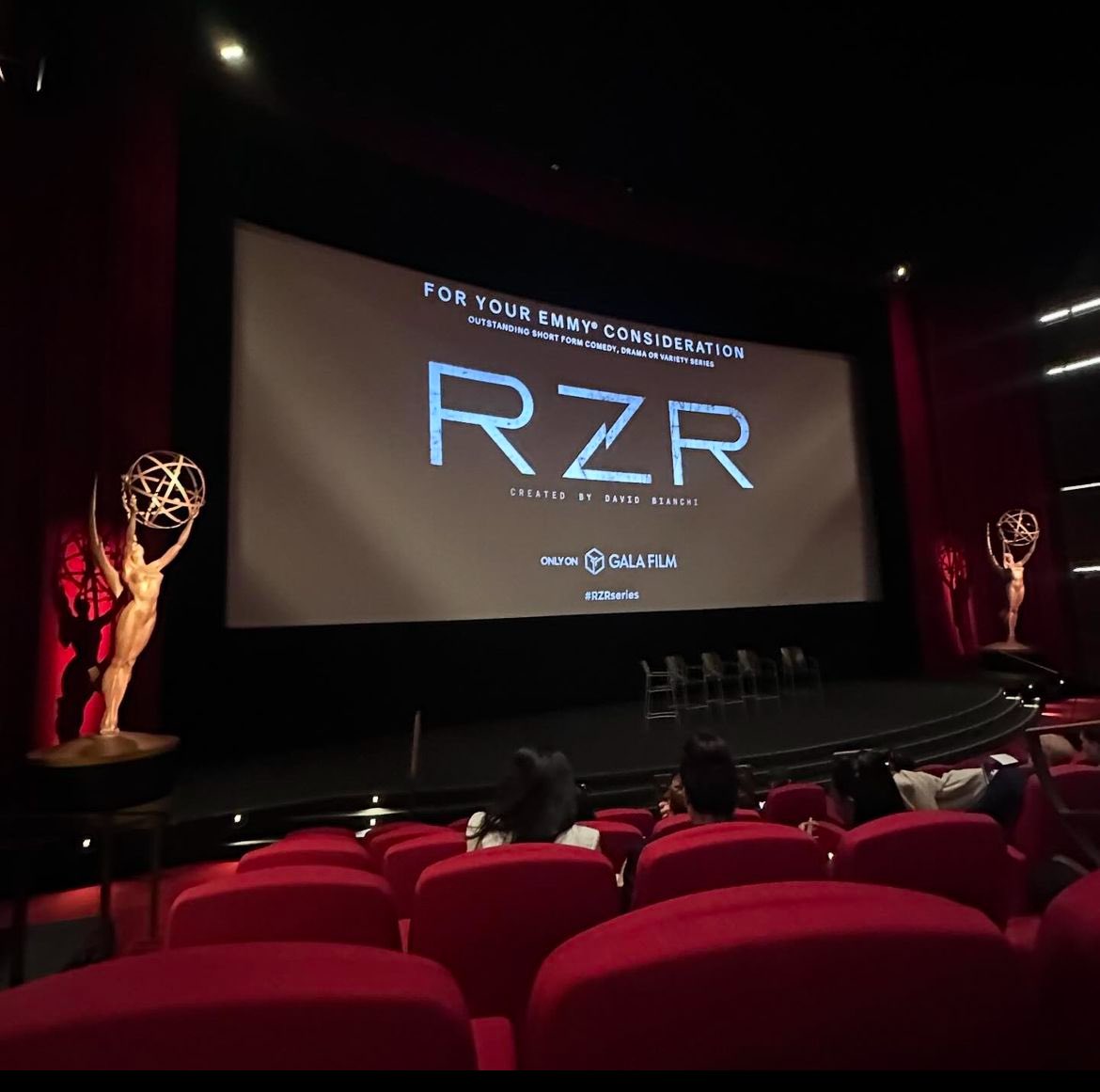 👀 This actually happened! 📣

We screened @RZRseries for over 550 people at the @TelevisionAcad in Hollywood. 

The energy was 🔥 more to come! #rzrseries the reviews are 🚀
@GoGalaFilms @exertion3film #FYC