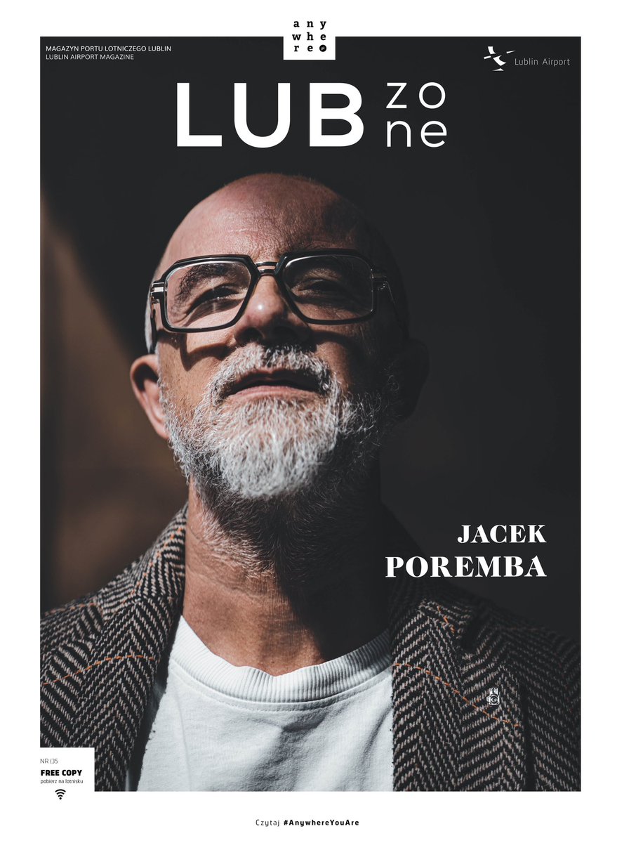#AnywhereIssue 
Jak Wam się podobają zdjęcia wykonane przez Bartosza Maciejewskiego? 😏 Na okładkach lotniskowych w tym miesiącu króluje Jacek Poremba 👈🏻 Prezentujemy magazyn LUBzone, który przygotowaliśmy dla @LUZ_Airport ✈️ 

Życzymy miłego dnia! ☀️
#jacekporemba