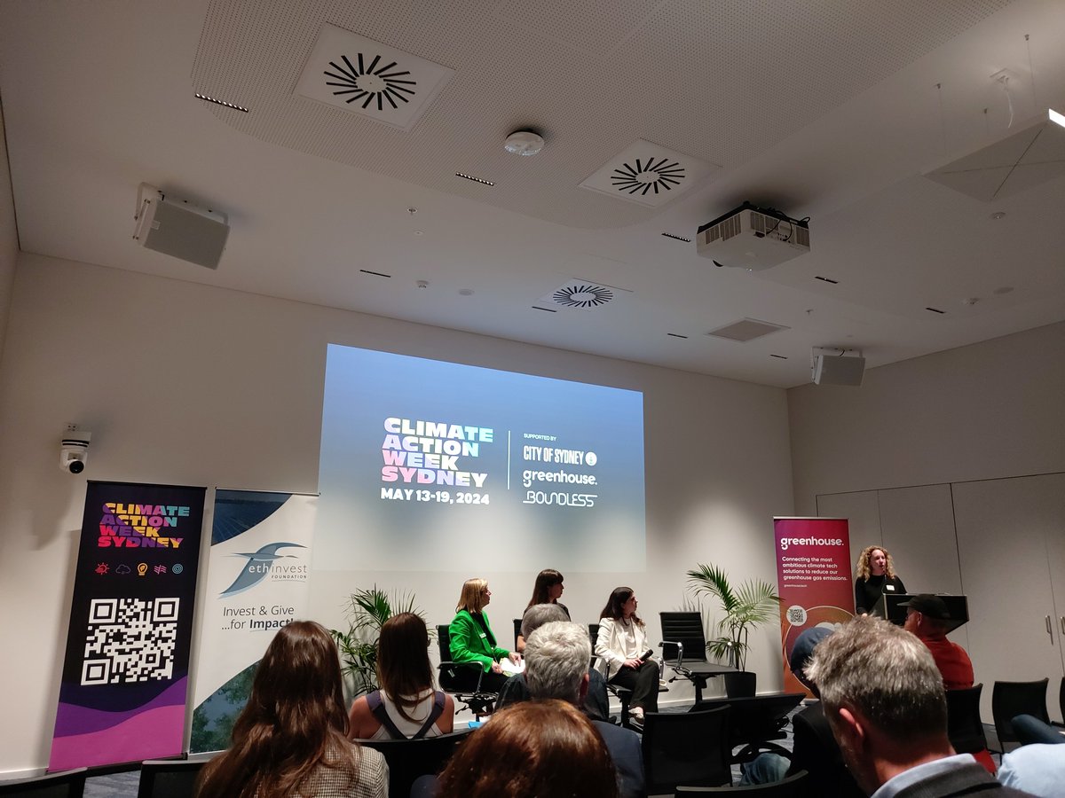 CAHA's Fundraising Coordinator Maddy Braddon had the pleasure of attending this panel discussion at #CAWSyd this week 💚 They heard about the crucial role of amplifying the stories of those most impacted by the #ClimateCrisis & the necessity of collaboration #ClimateHealth 👇