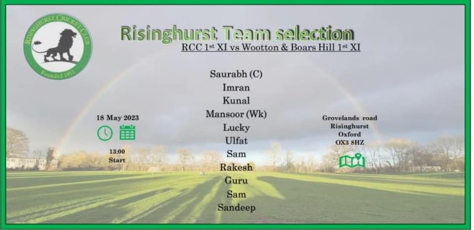 Risinghurst Cricket Club tweet media