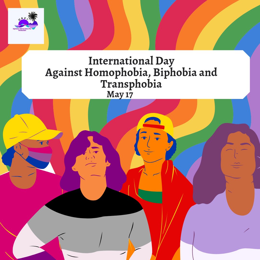 Today marks the International Day Against Homophobia, Biphobia and Transphobia (IDAHOBIT). This year's theme is-No one Left Behind: Equality, Freedom and Justice. 🏳️‍🌈🏳️‍⚧️
#leavenoonebehind #idahobit2024 #freedom #equality #justice